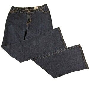 Gap Maternity Denim Jeans Low‎ Rise Bootcut Elastic Waistband in Back Size 4